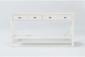Presby White 54" Console Table