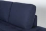 Ginger Denim 2 Piece 110" Sectional with Right Arm Facing Corner Chaise - Detail