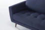 Ginger Denim Blue 2 Piece 110" L-Shaped Sectional with Right Arm Facing Corner Chaise - Detail