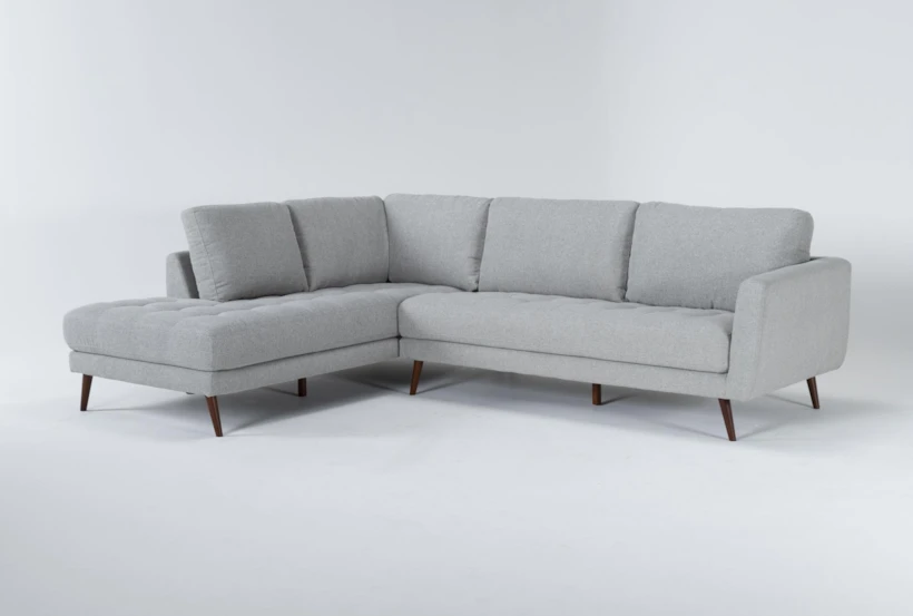 Ginger Grey 2 Piece 110" Sectional With Left Arm Facing Chaise - 360