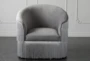 Grey Fringe 37" Chair - Front