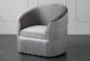 Grey Fringe 37" Chair - Signature