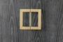 Black Oak + Gold Bar Cabinet - Detail