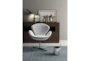 White Tulip Swivel Arm Chair - Room
