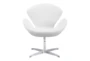 White Tulip Swivel Arm Chair - Detail
