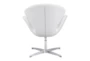 White Tulip Swivel Arm Chair - Back
