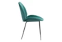 Green Scooped Dining Chair Set Of 2 - Detail