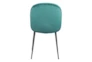 Green Scooped Dining Chair Set Of 2 - Detail