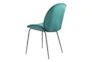 Green Scooped Dining Chair Set Of 2 - Side