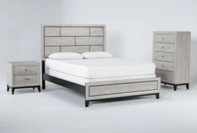 Finley White Full 3 Piece Bedroom Set