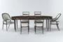 Brighton 76-94" Oval Extendable Dining With Side Chair + Arm Chair Set For 6 By Nate Berkus + Jeremiah Brent - Signature