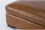 Mason Leather Ottoman - Detail