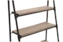 4-Tier Wood And Metal Ladder Bookcase - Detail