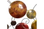 Multi Color Glass Bead And Metal Wall Decor - Detail