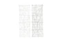 Gold And Silver Crosshatched Abstract Metal Wall Panel-Set Of 2 - Back