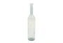 40 Inch Slim Blue Glass Bottle Vase - Signature