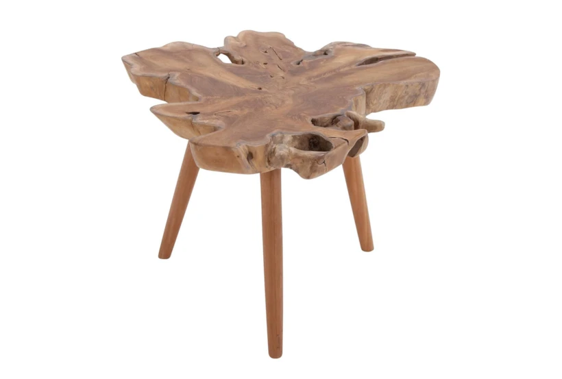 20" Teak Root Accent Table - 360