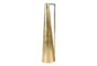 Gold Modern Metal Vase With Handle-Set Of 2 - Back
