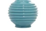 Blue Textured Ceramic Vase-Set Of 3 - Detail