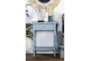 31" Farmhouse Light Turquoise One-Drawer End Table - Room