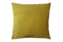 20X20 Superb Dijon Yellow Velvet Throw Pillow - Signature
