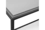 Ellis Glass Coffee Table With Storage - Detail