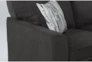 Shea Graphite 3 Piece Living Room Set - Arm
