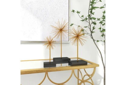 Gold Metal Gold Wall Star - Set of 3