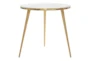 20" Marble Top Tripod Accent Table - Material