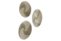 Beige Seagrass Wall Art-Set Of 3 - Front