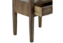 29" Wood 2 Drawer Accent Side Table - Detail