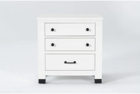Wade 29" 3 Drawer Nightstand With USB