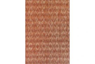 8'2"x10' Outdoor Rug-Sunset Distressed Damask