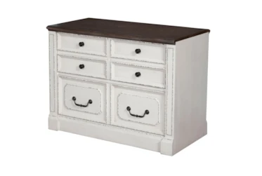 Provence Lateral File With Finished Back