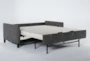 Mikayla Graphite 76" Queen Plus Sleeper with Reversible Chaise - Sleeper