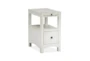Boonville White Chairside Table - Signature