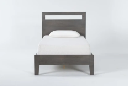 Gaven Grey Twin Panel Bed