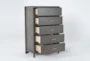 Gaven Grey Chest Of Drawers - Side