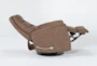 Gannon Autumn Swivel Glider Rocker Recliner with Adjustable Headrest - Recline