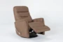 Gannon Autumn Swivel Glider Rocker Recliner with Adjustable Headrest - Recline