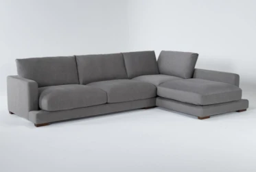 Lindsey 2 Piece 130" Sectional With Right Arm Facing Chaise