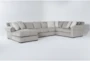Wythe 3 Piece 158" Sectional With Left Arm Facing Chaise - Signature