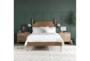 Magnolia Home Anders Weathered Brown Queen Wood Poster Bed By Joanna Gaines - Room