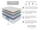 Diamond Aspen Cool Latex Hybrid Firm Twin Mattress - Detail