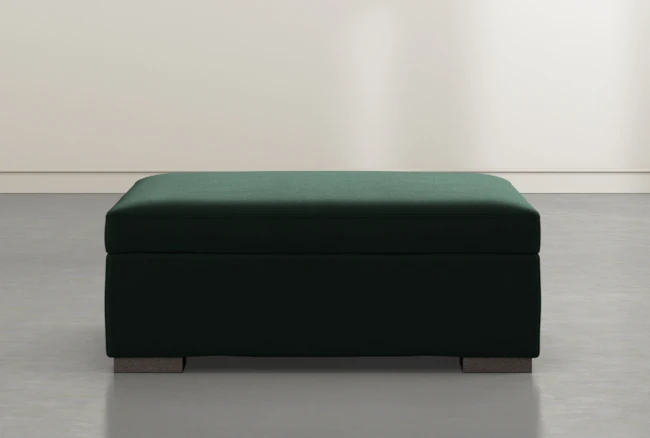 Norah Emerald Accent Storage Ottoman By Nate Berkus And Jeremiah Brent - 360