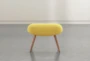 Fredrik Yellow Accent Ottoman By Nate Berkus And Jeremiah Brent - Front