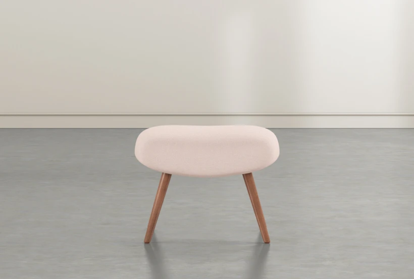 Fredrik Pink Accent Ottoman By Nate Berkus And Jeremiah Brent - 360