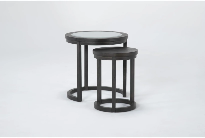 Leo 2 Piece Nesting End Table - 360