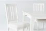 Presby White 6 Piece Extension Dining Set - Detail