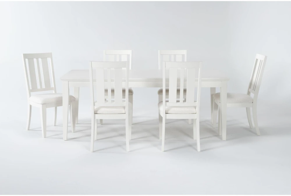 Presby White 7 Piece Extension Dining Set